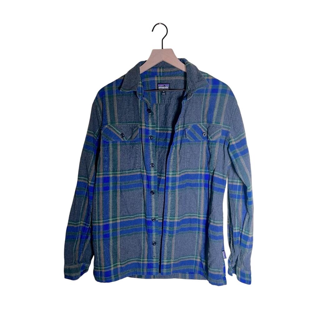 PATAGONIA organic cotton gorpcore flannel button down M